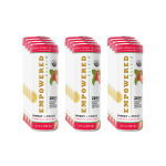 Organic Strawberry Lemon Basil Energy & Focus Drink | Green Tea (Natural Caffeine), L-Theanine, Ashwagandha, |12oz. Cans (Pack of 12) - Image 2